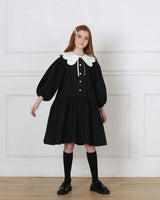Selena dress (black/ivory)