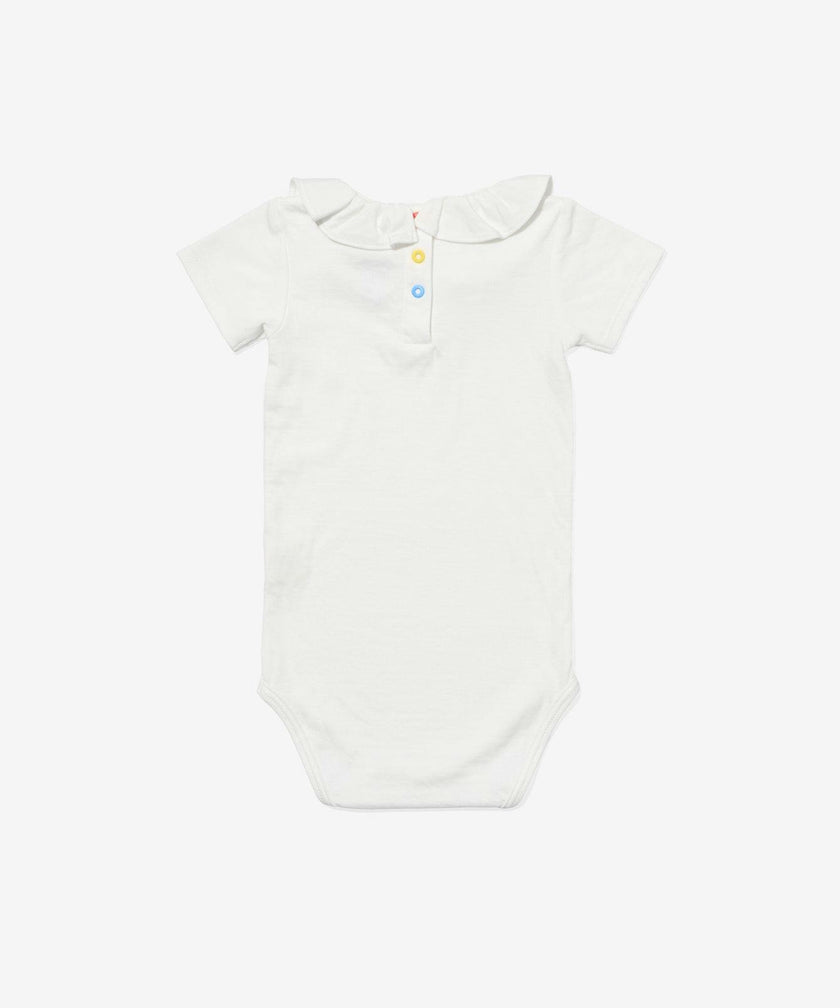 Belle Ruffle One-piece, Vanilla Piping