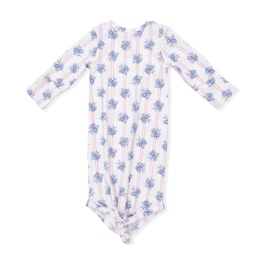 Stripe Dot Roses - Knotted Gown