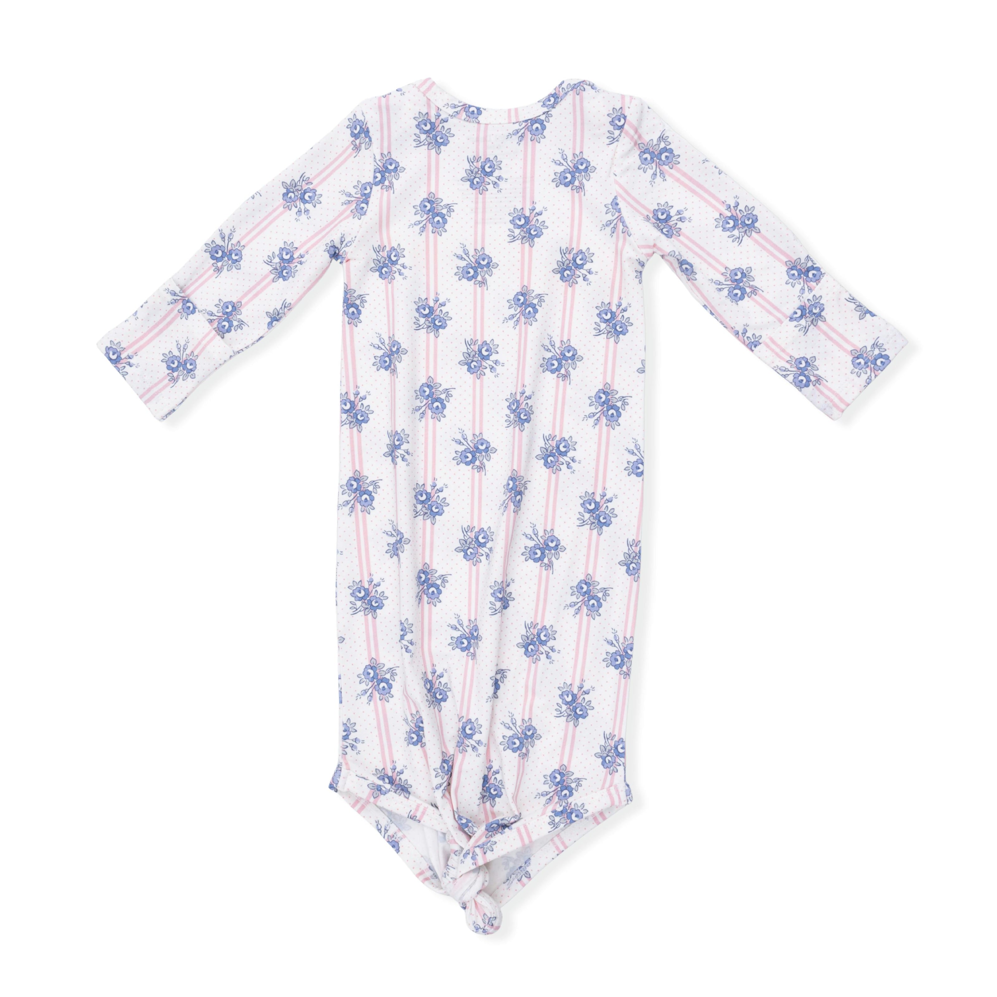 Stripe Dot Roses - Knotted Gown and Headband