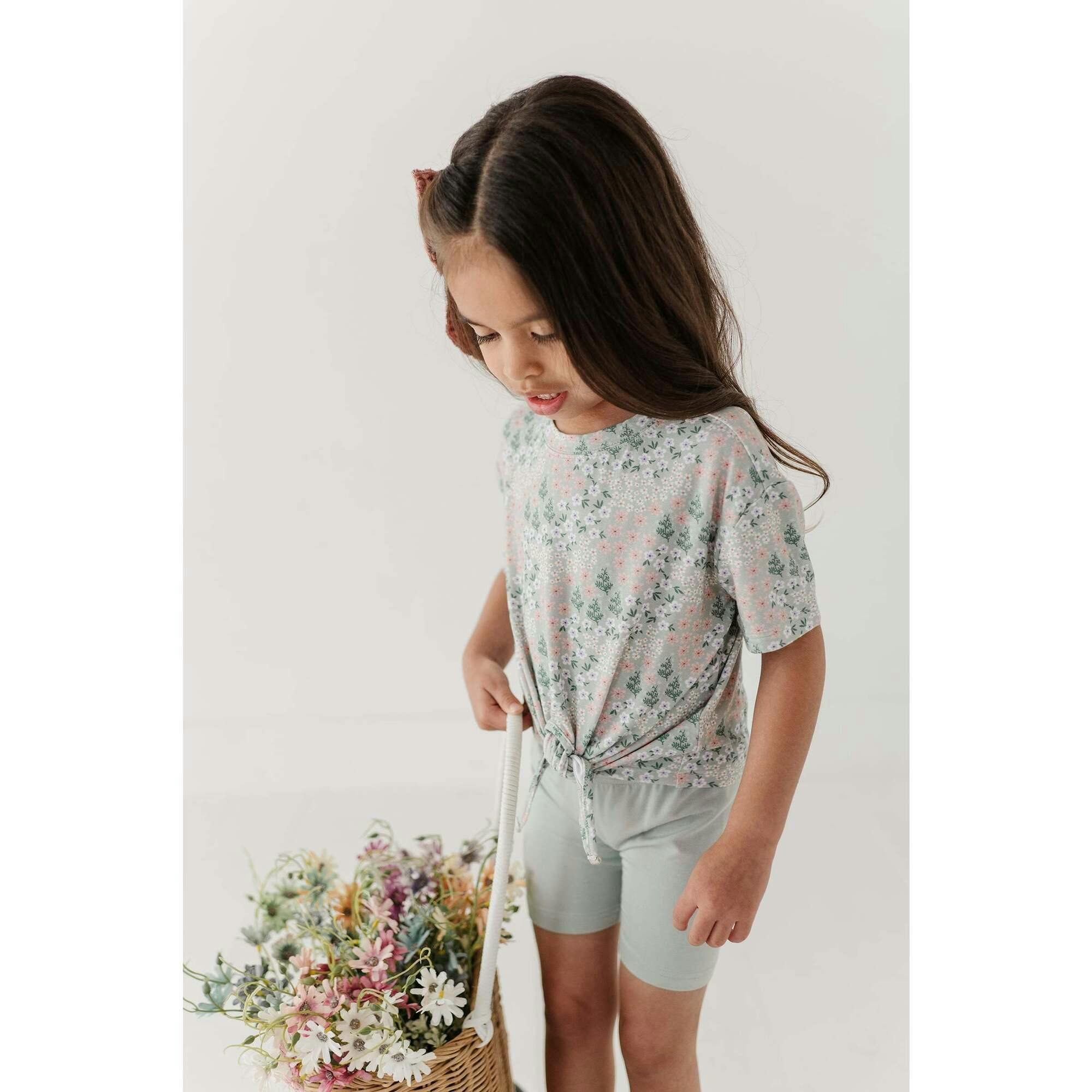Girl's Tie Front Shirt
