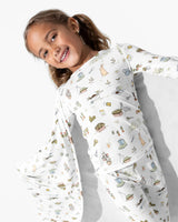 Bunny Garden Bamboo Kids Pajamas