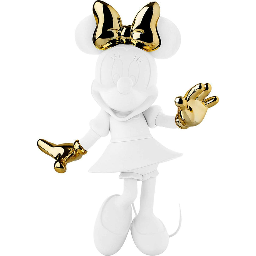 Minnie WELCOME White & Gold 12in
