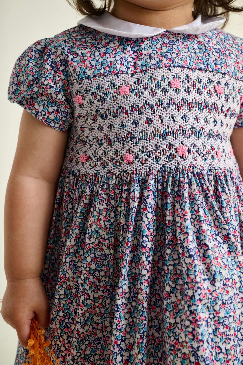 Smocked Baby Dress Isla