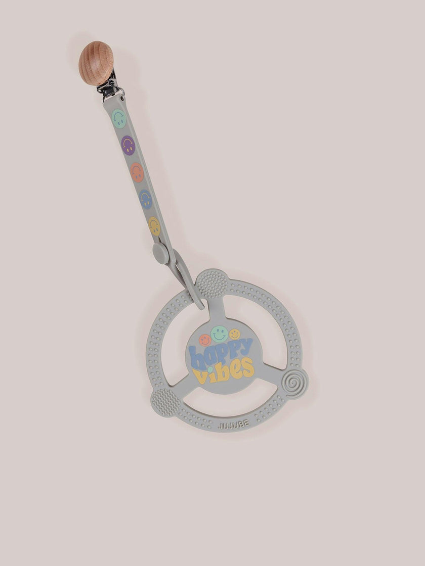 JuJuBe × Studio Oh! Silicone Teether Ring With Detachable Clip