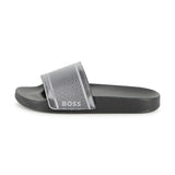 Black & Gray Grid Slides