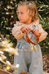 Overall Romper in Denim Darling