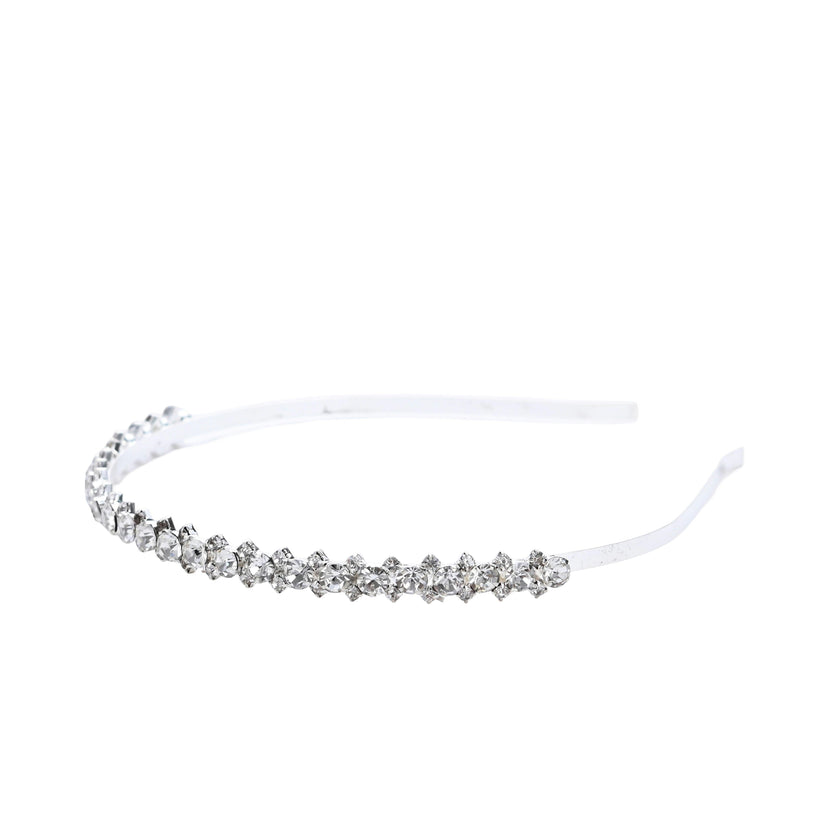 Silver Crystal Headband