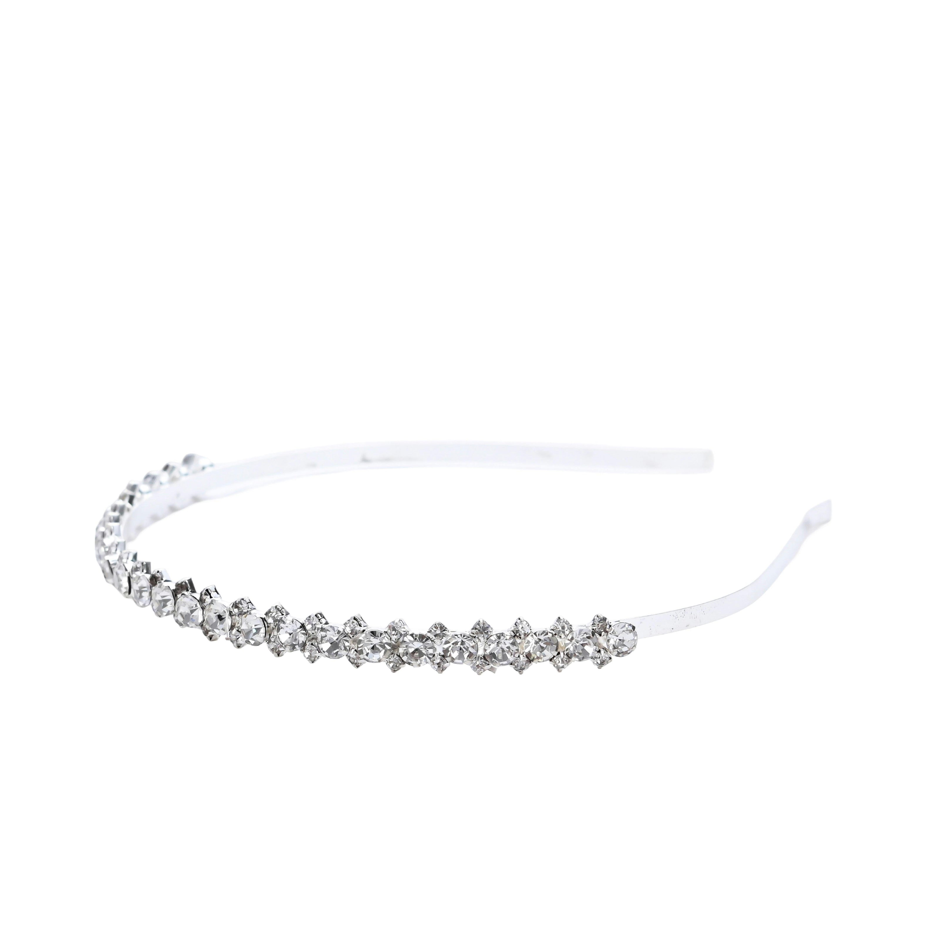 Silver Crystal Headband