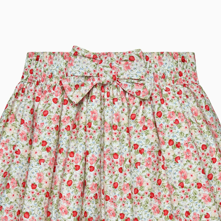 Strawberry Floral Skirt
