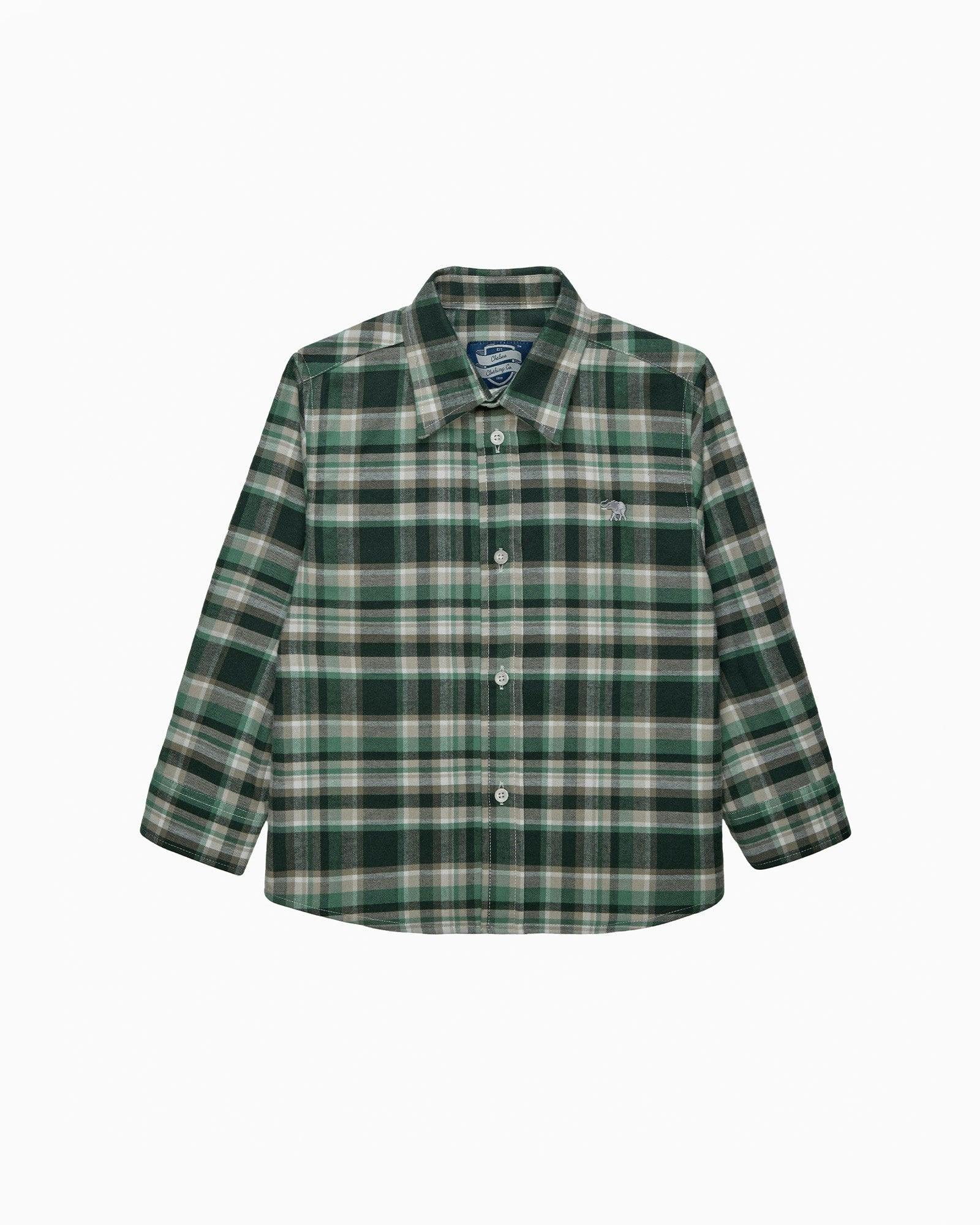 Oliver Shirt in Green Check