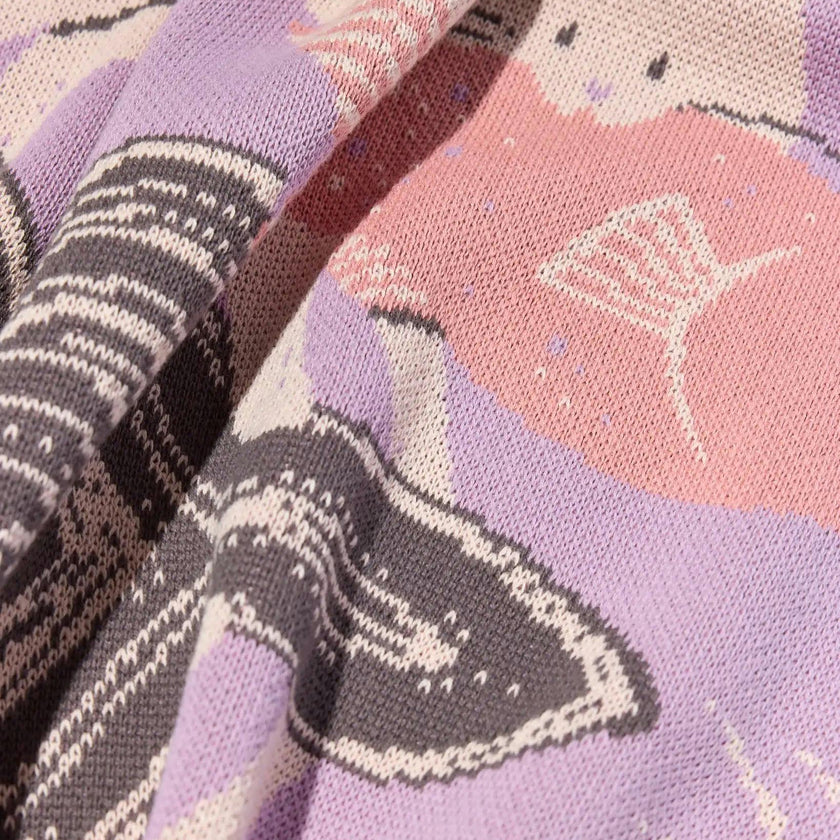 Catch of the Day Knit Mini Blanket
