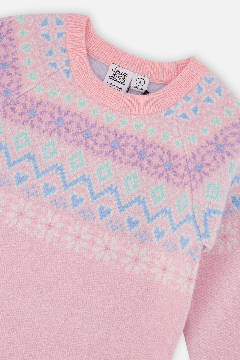 Knit Dress Light Pink
