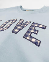 Love Sweatshirt - Cloudy Blue French Terry