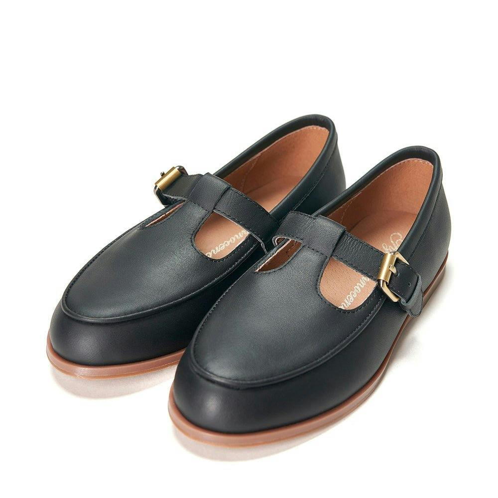 Hannah Leather T-Bar Strap Shoes