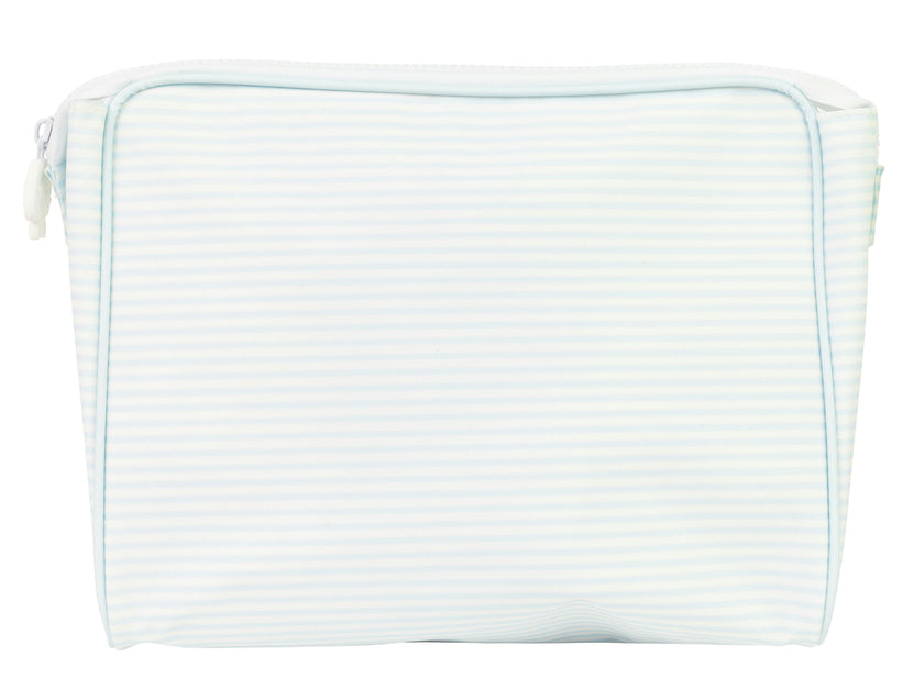 The Go Bag in Light Blue Stripe