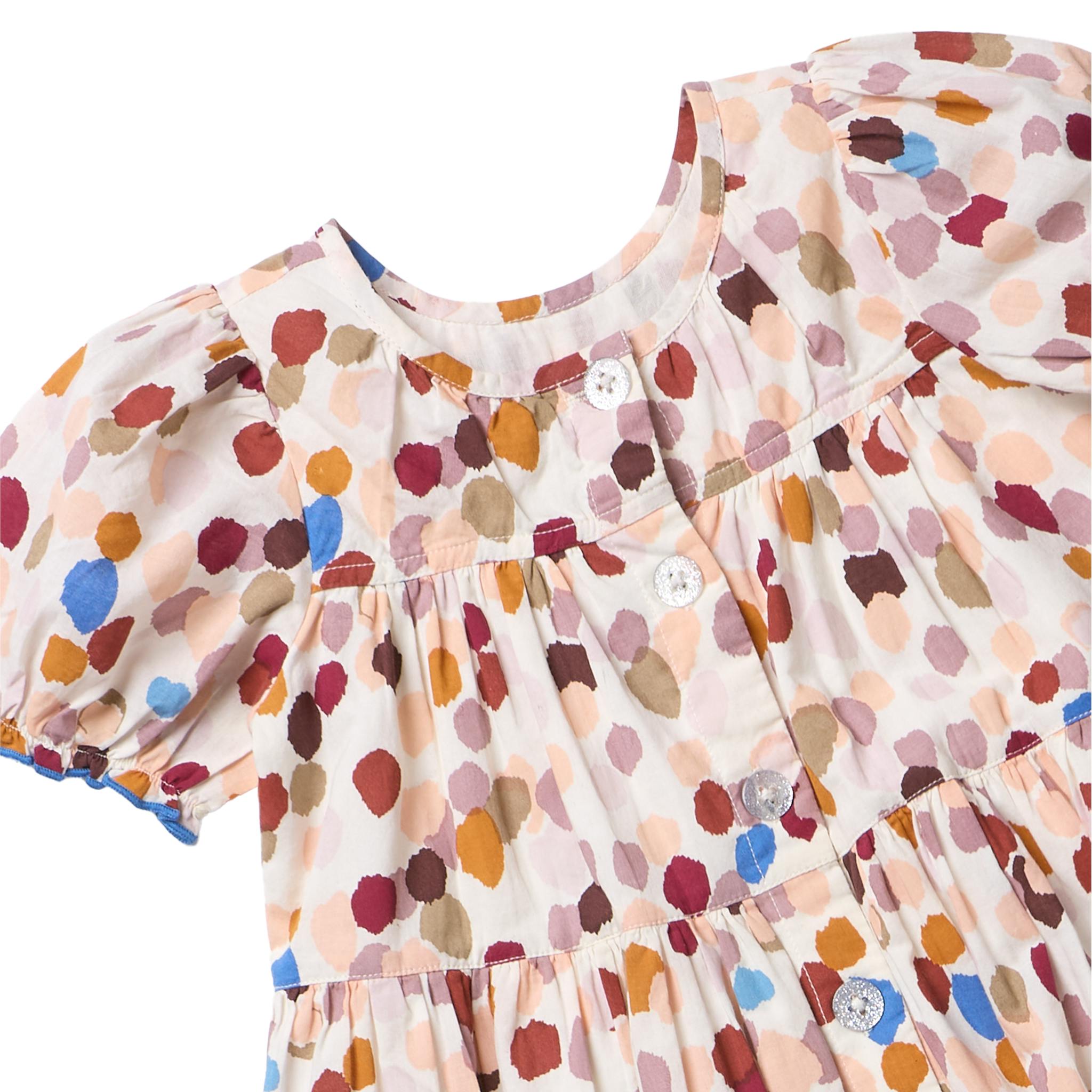 Girls Elizabeth Dress - Autumn Spots