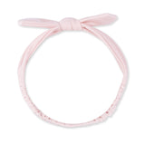 Solid Veiled Pink Rib - Knot Headband