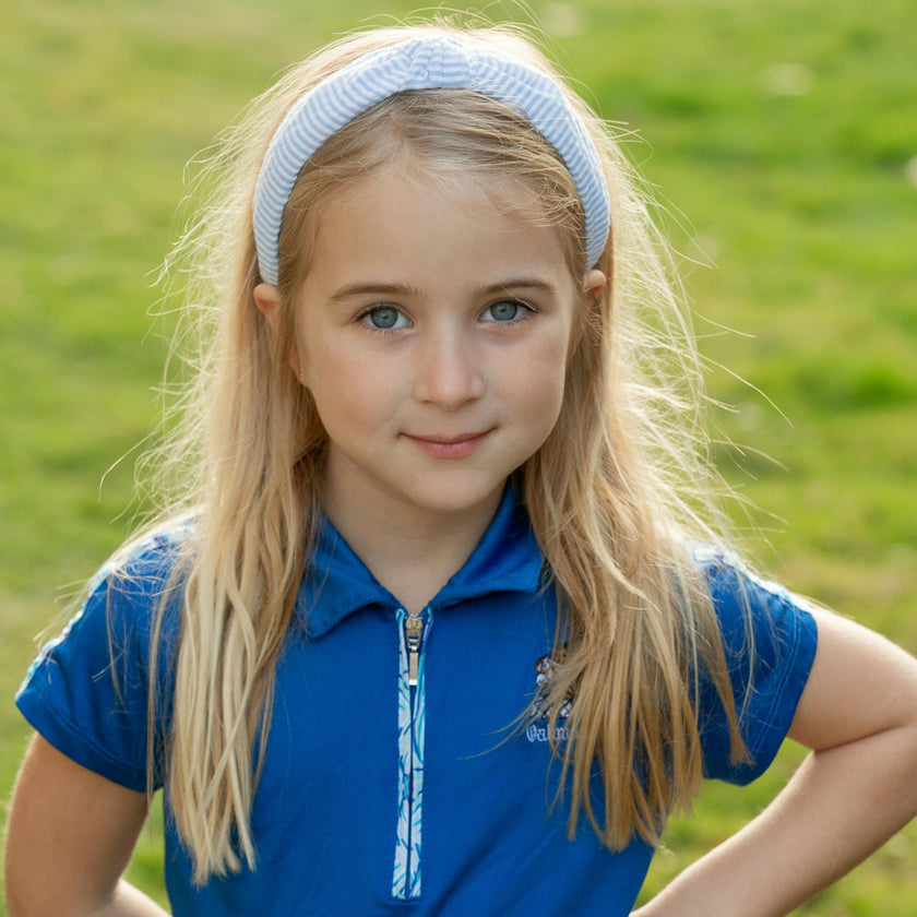 Seersucker Knot Headband
