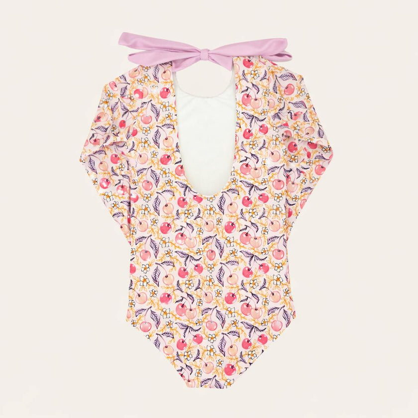 Santine Cherry One Piece Long Sleeve