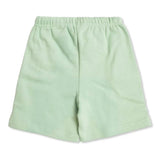 Green Brushed Logo Sweatshorts