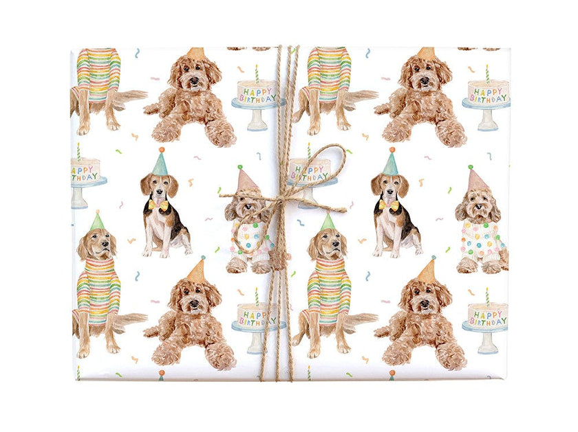 Birthday Dog Gift Wrap