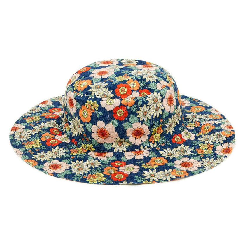 BONTON 70's Floral Sun Hat