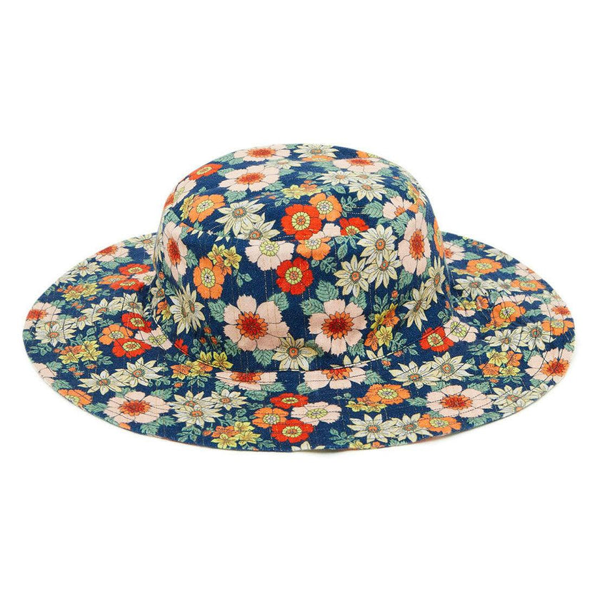BONTON 70's Floral Sun Hat