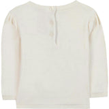 TARTINE ET CHOCOLAT FLOWER SWEATSHIRT - NACRE AND PINK