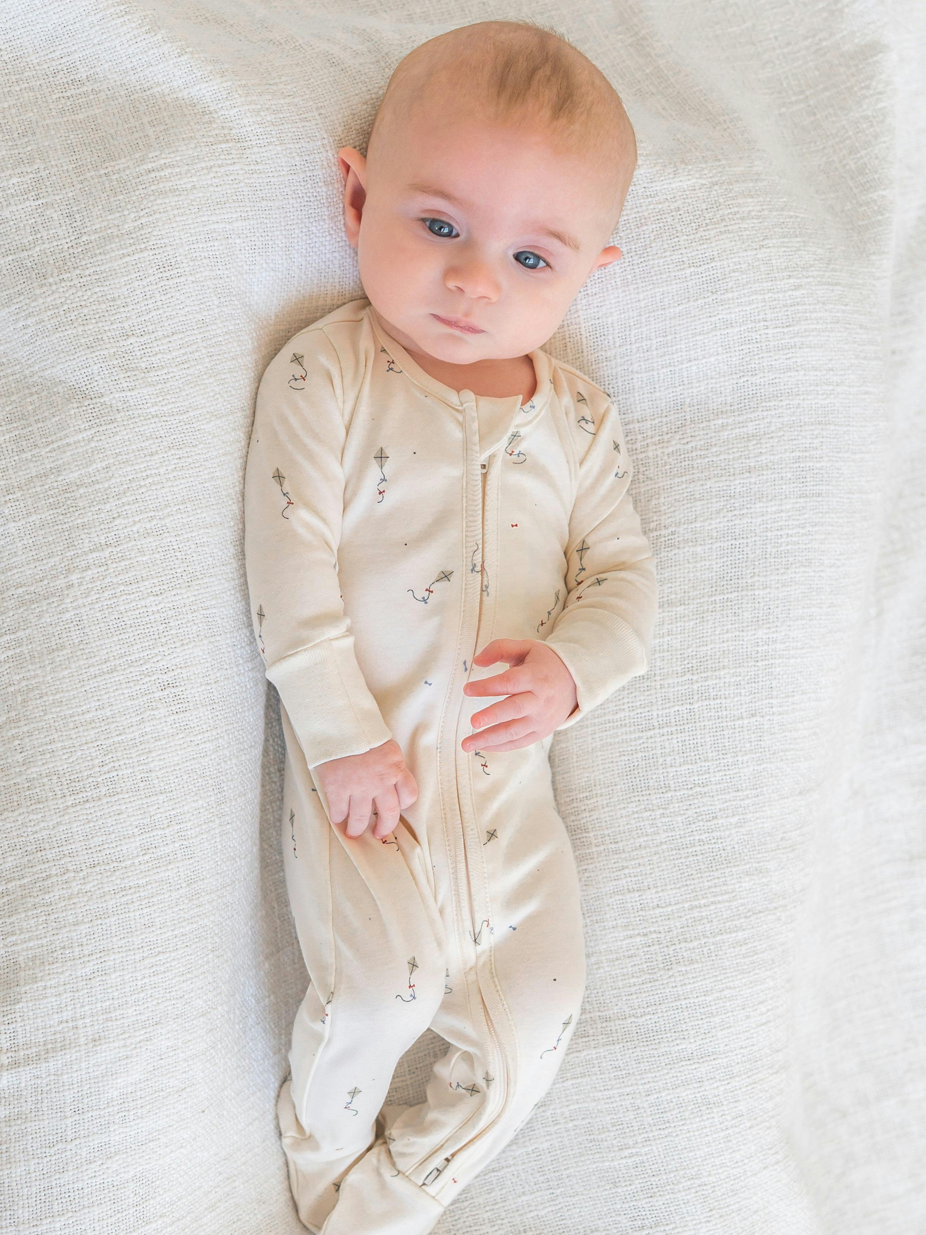 Peyton Zipper Sleeper - Kite / Dune + Barn