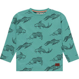All Over Koi Printed Long Sleeve Shirt