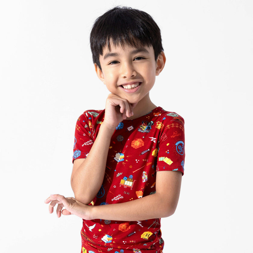 Hogwarts Express Bamboo Kids Pajama Short Set