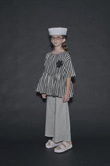 Anchor Top Cream&Black