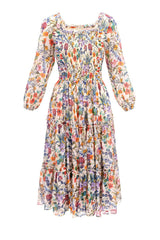 Selena Dress in Watercolor Floral
