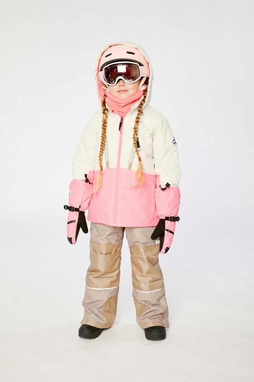Two Piece Teknik Snowsuit Off-White And Pink