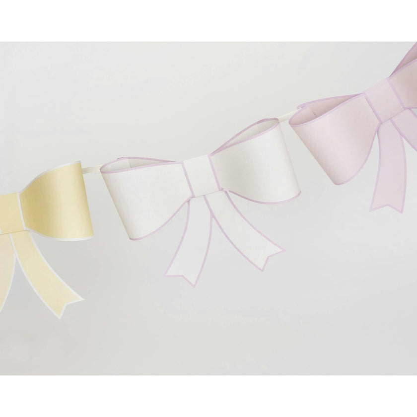 3D Paper Bow Garland