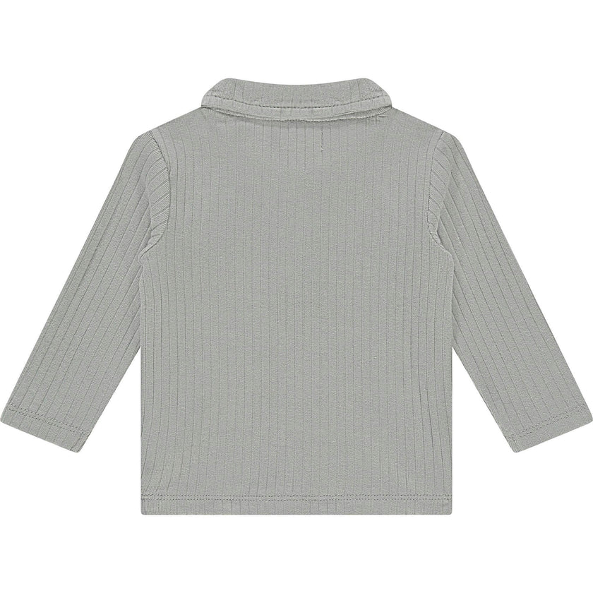 Ribbed Polo Long Sleeve
