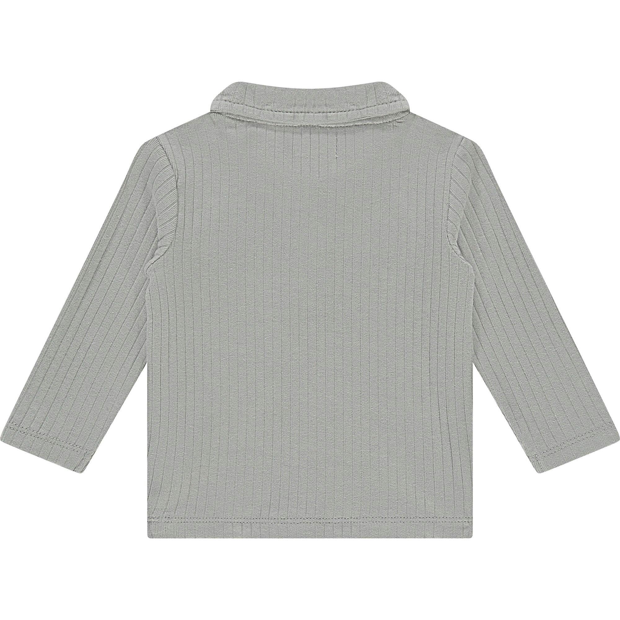 Ribbed Polo Long Sleeve