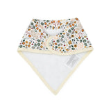 Cotton Muslin + Fleece Bandana Bib 4 Pack - Vintage Floral