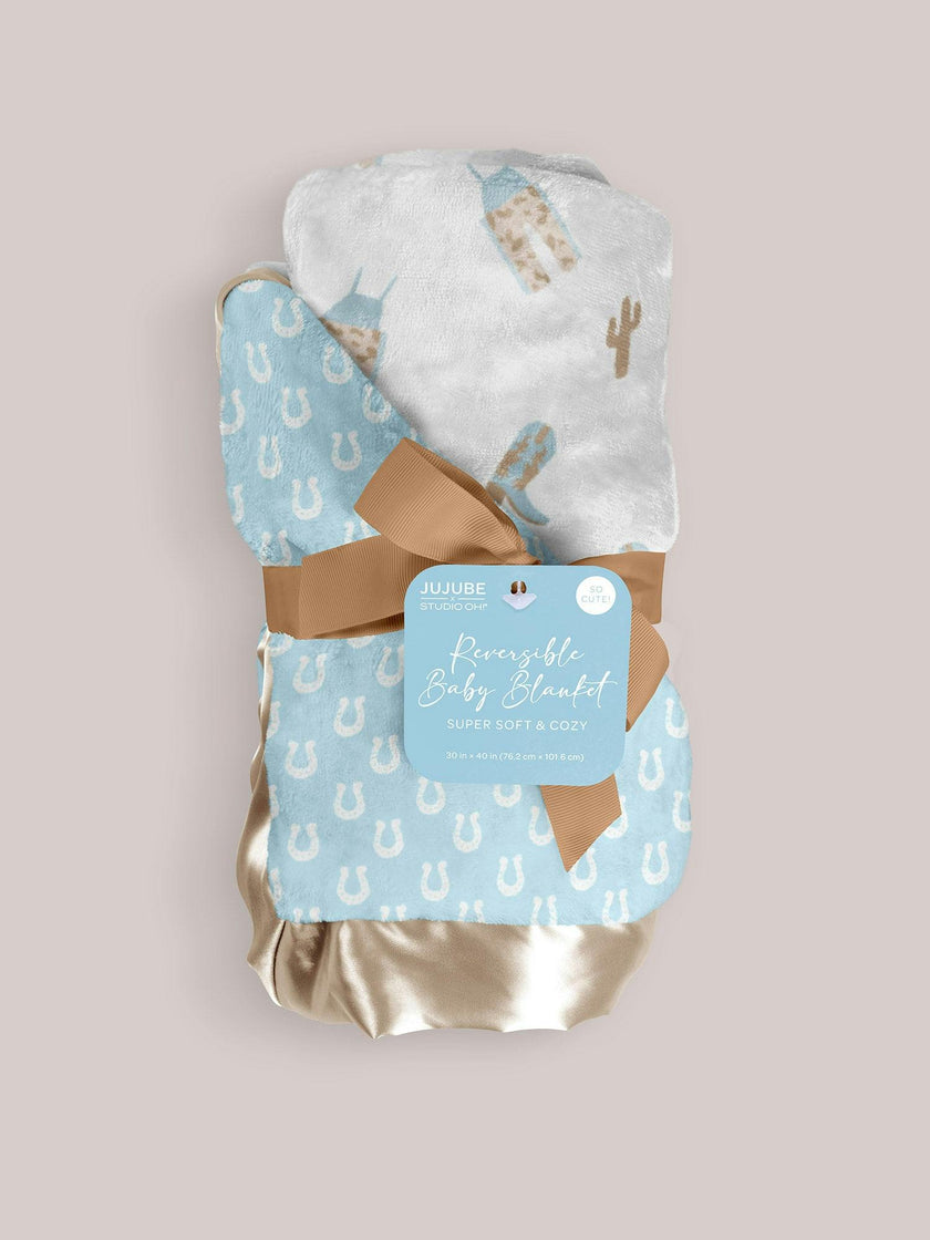 JuJuBe × Studio Oh! Printed Reversible Baby Blankets