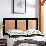 Vienna Cane Headboard, Black