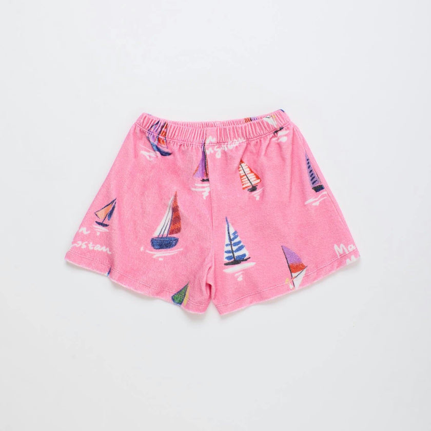 BARCOS TOWEL SHORTS PINK