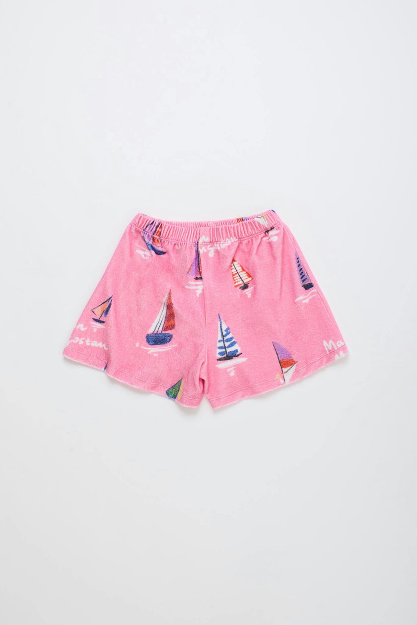 BARCOS TOWEL SHORTS PINK