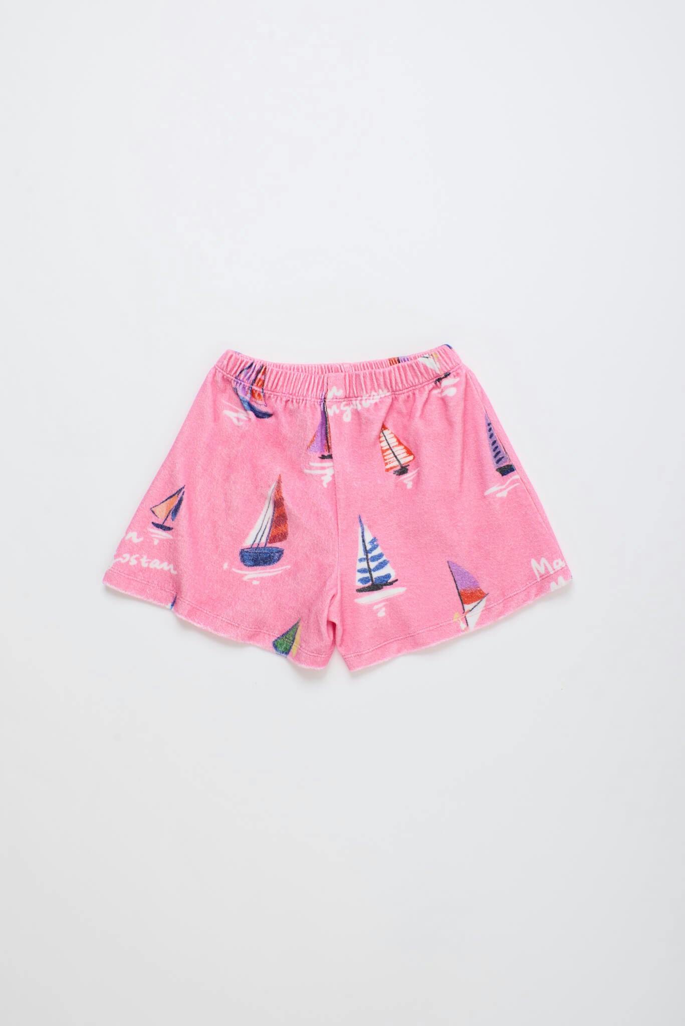 BARCOS TOWEL SHORTS PINK