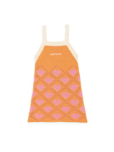 children's organic cotton dress – tangerine