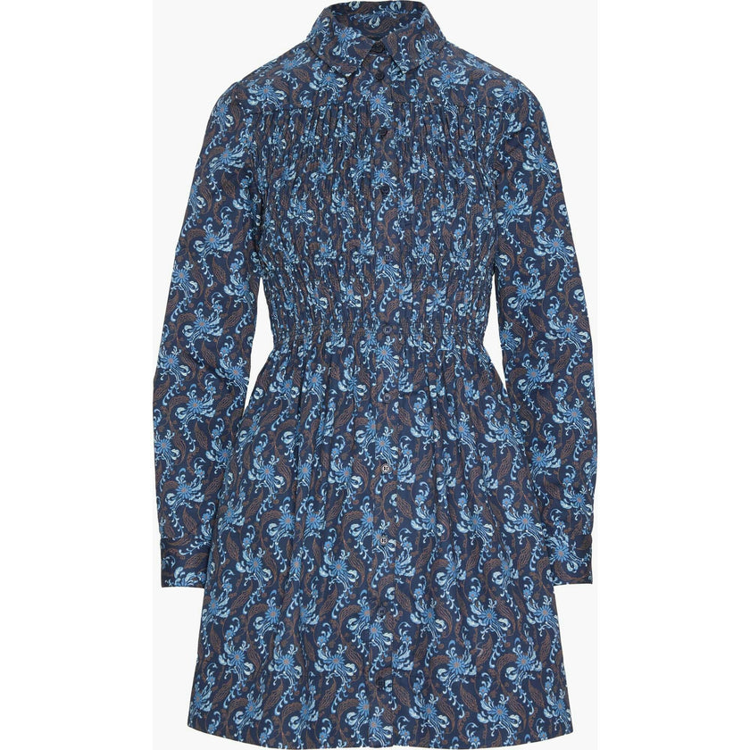 The Mira Dress - Navy Cala Paisley