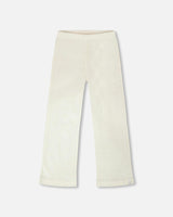 Crinkle Jersey Leggings Off White