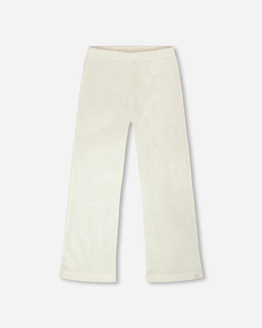 Crinkle Jersey Leggings Off White