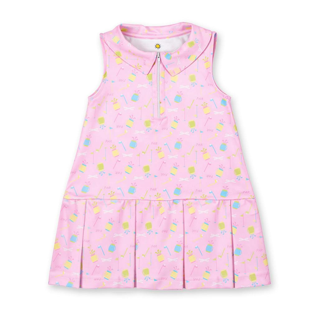 Golf Print Performance Knit Dress