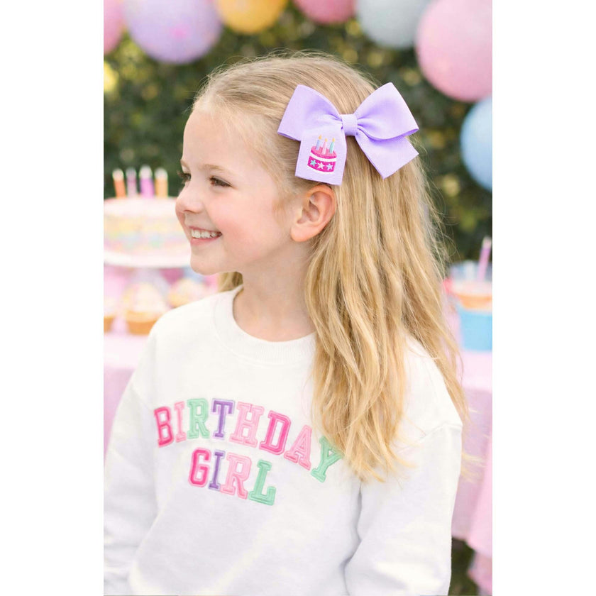 Birthday Cake Hair Bow